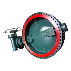 Katup Kupu-Kupu Multilevel PTFE Offset Tiga Kali Lipat