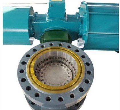 Kursi Terapung Dua-arah Semua-Segel Logam Triple Offset Butterfly Valves Series 4200